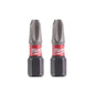 Milwaukee Bit Punta per Cacciavite Shockwave PH3 25mm | Confezione da 2 unità