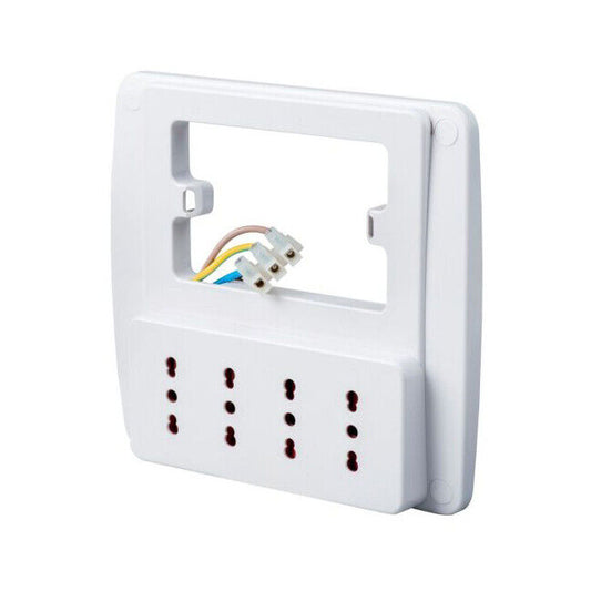 ROSI RS94130 Emilia Smart Multipresa da Parete Bianco 4 Prese Bivalente 16A 250V