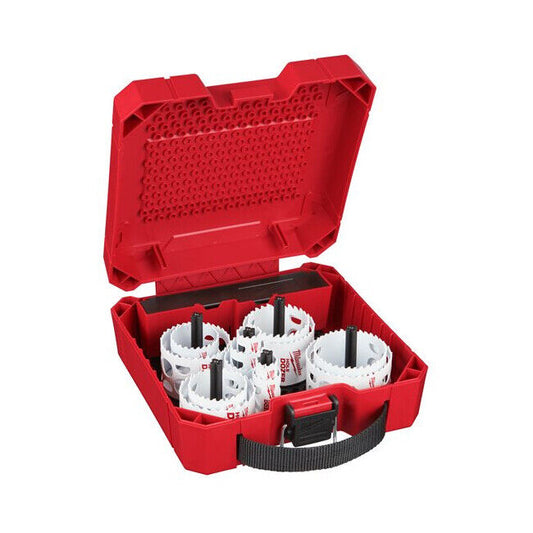 MILWAUKEE Seghe a Tazza da 17 Pezzi Diametro 20, 22, 25, 32, 40, 44, 51, 57, 64, 65, 67, 68.