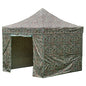 Telo laterale per gazebo Militare impermeabile per gazebo richiudibile 300x300 cm