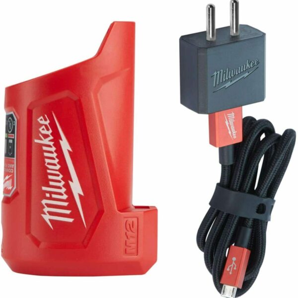MILWAUKEE M12 TC-0 Caricatore da Viaggio Caricabatterie USB Giacca Smartphone