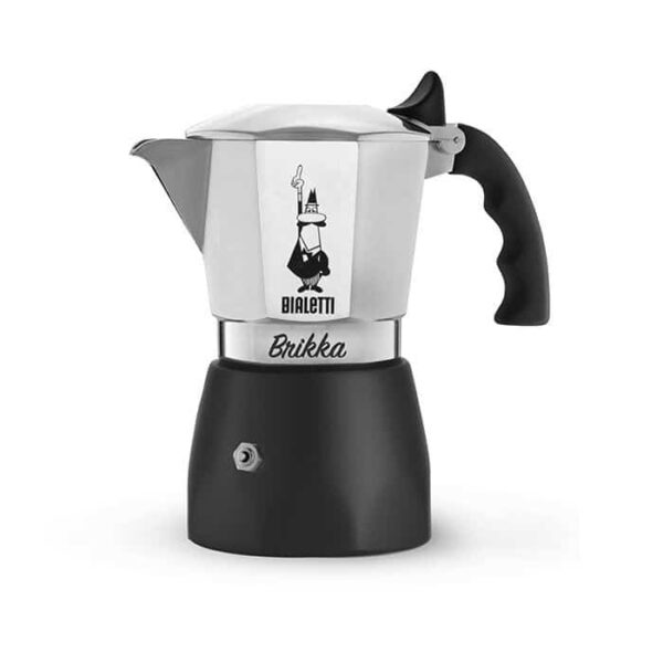 BIALETTI | Nuova Brikka 2020 | 4 Tazze | Moka Caffetteria Caffè Espresso
