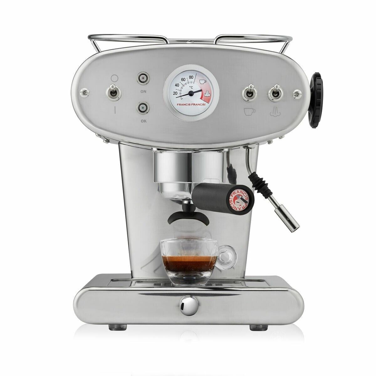 ILLY 6333 Macchina Caffè Professionale per Caffe Macinato X1 Inox 220V